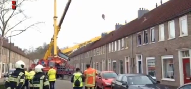 Failed Proposal Ruins House When Crane Holding the Future Groom Crashes