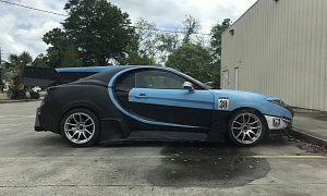 Fake Bugatti Chiron Is Actually a Hyundai Tiburon From Hell