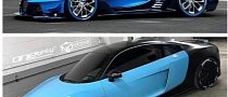 "Fake" Bugatti Vision Gran Turismo Is an Extreme Audi R8 V10 Wrap
