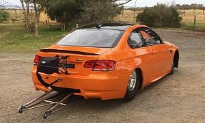 Fake E92 BMW M3 in Australia Is Actually a Drag Racer, Has Solid Rear Axle