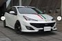 Fake Ferrari Portofino Is Actually a Toyota Prius, Has Italian Flag Stripes
