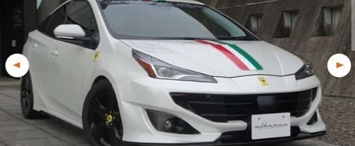 Fake Ferrari Portofino is actually a Toyota Prius