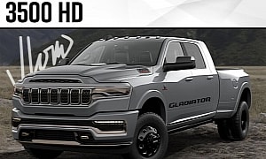 Fake Jeep Gladiator 3500 HD Dually Is a Full-Size Heavy Duty Truck No One Asked For