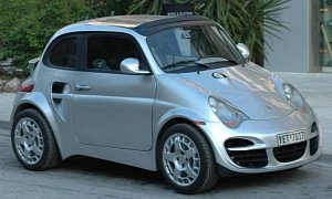 Fake Porsche 911 Turbo Based on Old Fiat 500 Is Almost Cute