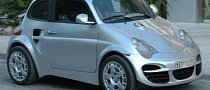 Fake Porsche 911 Turbo Based on Old Fiat 500 Is Almost Cute