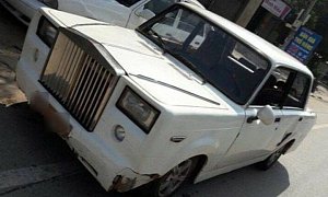 Fake Rolls-Royce Phantom Based on a Lada Doesn't Even Try