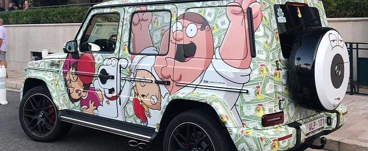 Family Guy Mercedes-AMG G63 wrap