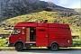 Family of Four Is Living the Life in a Fire Truck Turned Self-Sufficient Camper Van