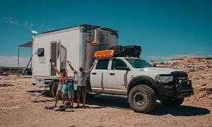 Family of Four Turns RAM 5500 Box Truck Into an Epic Off-Grid Tiny Home