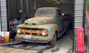 Family-Owned 1952 Ford F-1 Truck Spent Decades in Hiding, Shows Beautiful Patina