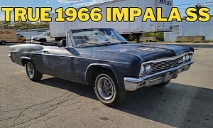 Family-Owned 1966 Impala SS Convertible Flexes Original Engine, Parked for Decades