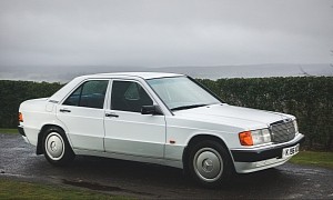 Family-Owned 1992 Mercedes 190E Is a Snow White Stroll Down Memory Lane