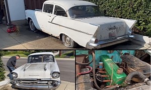 Family-Owned, All-Original 1957 Chevrolet 150 Parked for 40 Years Roars Back to Life