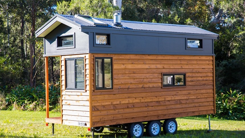 The 23-foot Qube Eco Tiny Homes model is perfect for families
