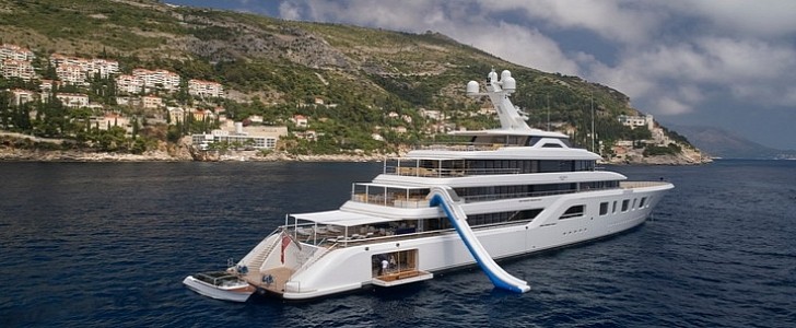 Aquarius is currently one of the most expensive charter yachts in the world