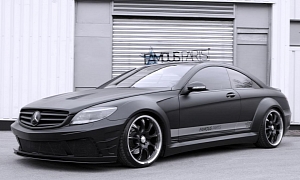 Famous Parts Takes the Mercedes CL 500 to the Dark Side