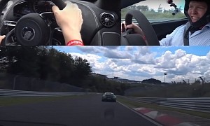 Famous YouTuber Gives Chase to Mercedes-Benz AMG GT R on the Nordschleife