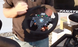 Fanatec M3 GT2 Clubsport Steering Wheel Mixes Gaming and Real Driving