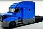 Fancy This Custom LEGO Freightliner Semi-Truck? Here's How You Can Build One Yourself