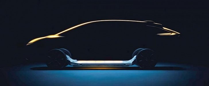 Teaser of Faraday Future's upcoming model