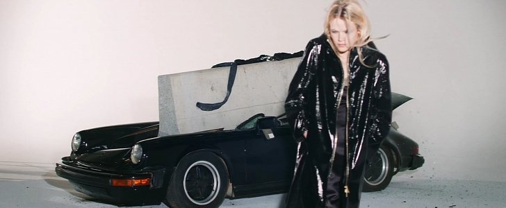 Fashion Label Destroys a Classic Porsche 911 in Disgusting Ad Featuring Actress Gabriella Wilde