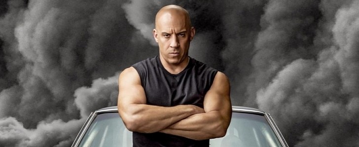 Vin Diesel in Fast 9 poster