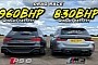 Fast and Furious – But Who's Who in This Audi RS 6 v BMW M3 ¼-Mile Shootout?