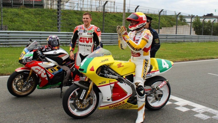 Stefan Bradl and his father Helmut