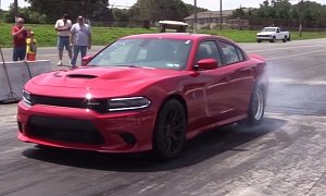 Fastest Charger Hellcat in the World Does 10.6 Quarter Mile, Driven by a Woman