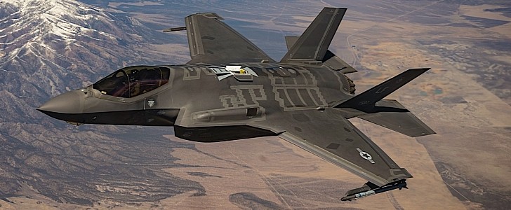 F-35 Lightning II over Nevada during Red Flag exercise