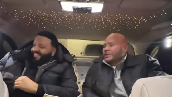 DJ Khaled and Fat Joe in Rolls-Royce Phantom