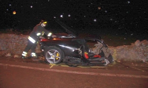 Fatal Ferrari 458 Italia Crash in Italy