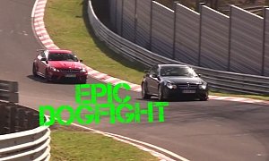 Father And Son AMG Black Series Engage in Nurburgring Dogfight