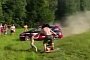 Father Saves His Son from Rally Car Drifting Out of Control: Defensive Spectating
