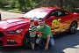  Father Turns 2015 Ford Mustang into Lightning McQueen to Surprise His Son