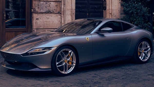 Brand-new Ferrari Roma was seriously damaged in elevator incident