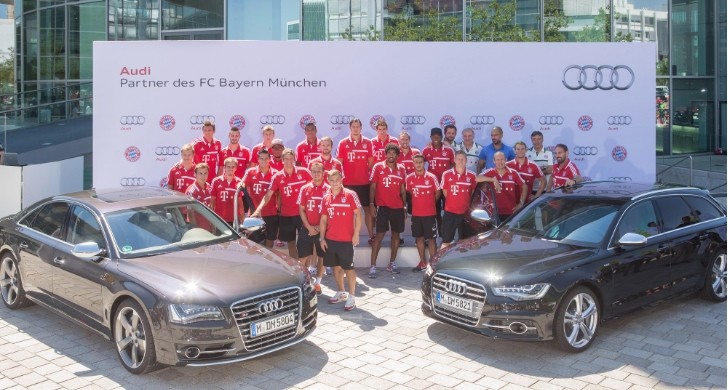 Audi handover for Munchen team