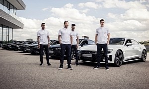 FC Bayern Munich’s Stars Get Their Free Audi e-tron GT Electric Sports Sedans