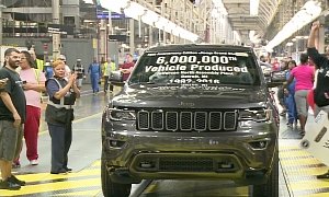 FCA Celebrates 6 Million Cars Built at Jefferson North with This Grand Cherokee