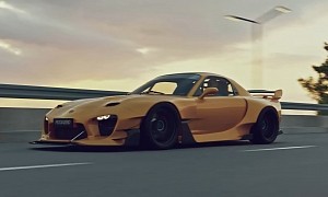 FD3S Mazda RX-7 Flaunts a Mean, Clean Widebody Restomod, Albeit Only Virtually