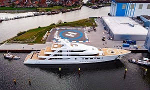 Feadship Launches the Luxurious Bliss - A 95-Meter Hybrid World-Cruising Yacht