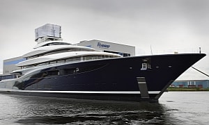 Feadship Project 821 Is World's First Hydrogen Fuel-Cell Megayacht, Built for Bill Gates