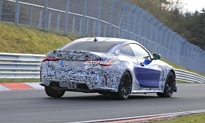 Featherweight BMW M4 CSL Prototype Hits the Nurburgring