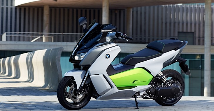 BMW C evolution electric maxi scooter arrives in May