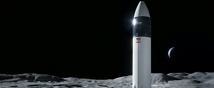 SpaceX Starship human lander design