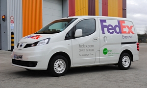 FedEx Tests Electric Nissan NV200 in London