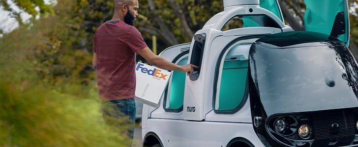 FedEx and Nuro will test the robotic vehicles in Houston