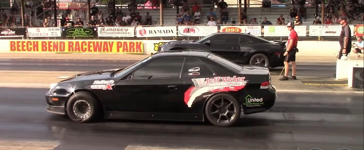 Feisty Honda Prelude Drags Chevy Camaro, Someone Gets Sent Back to Race ...