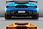 Feisty Lambo Revuelto 'STO' Shows Its Sultry Rear From Behind the Digital Curtain