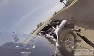 Female Driver Wrecks Fox Body Mustang Drag Car
